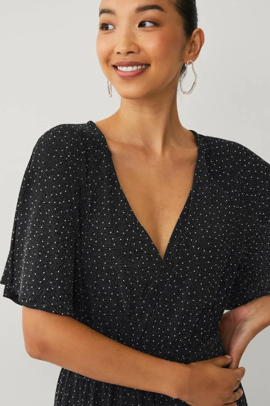 Ellos Collection Maxikjole med strass