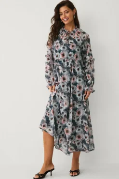 Ellos Collection Maxikjole i chiffon