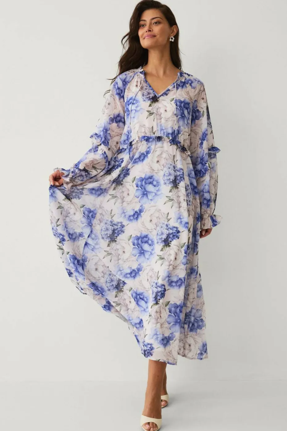 Ellos Collection Maxikjole i chiffon
