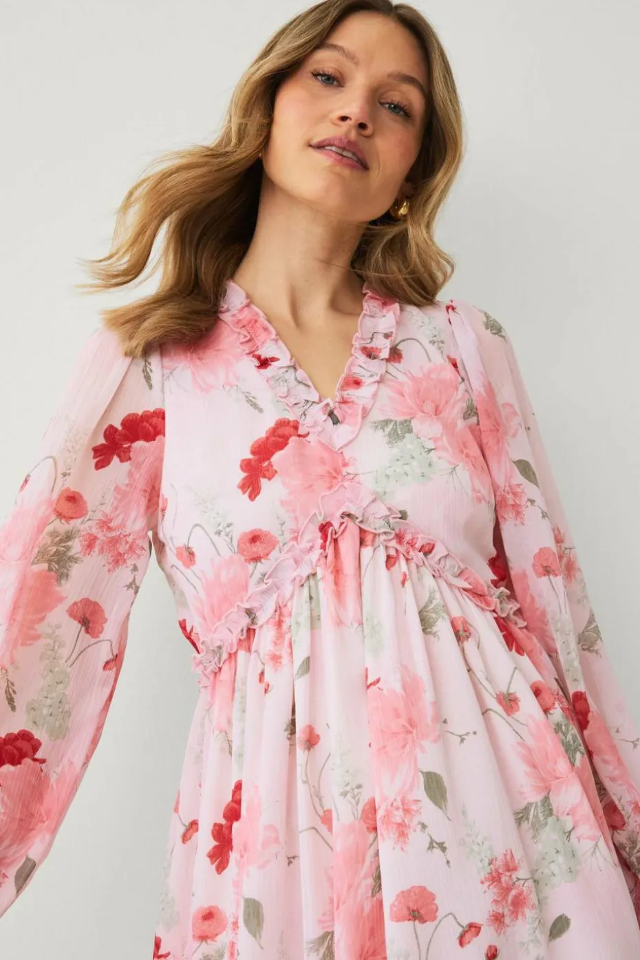 Ellos Collection Maxikjole i chiffon