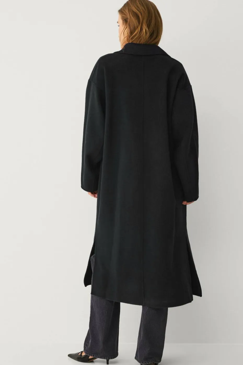 Ellos Collection Overdimensjonert ullfrakk Premium