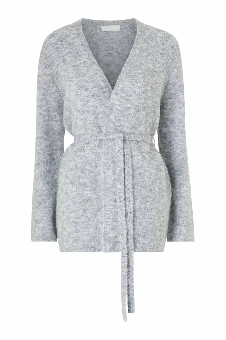 Ellos Collection Åpen cardigan med bindebelte