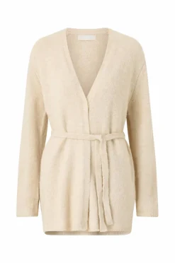 Ellos Collection Åpen cardigan med bindebelte