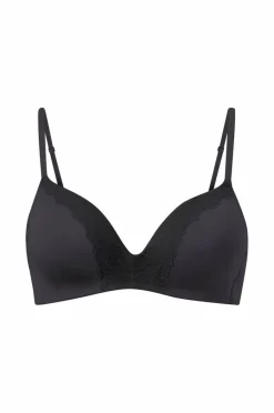 Ellos Collection Polstre myk BH med blondedetaljer