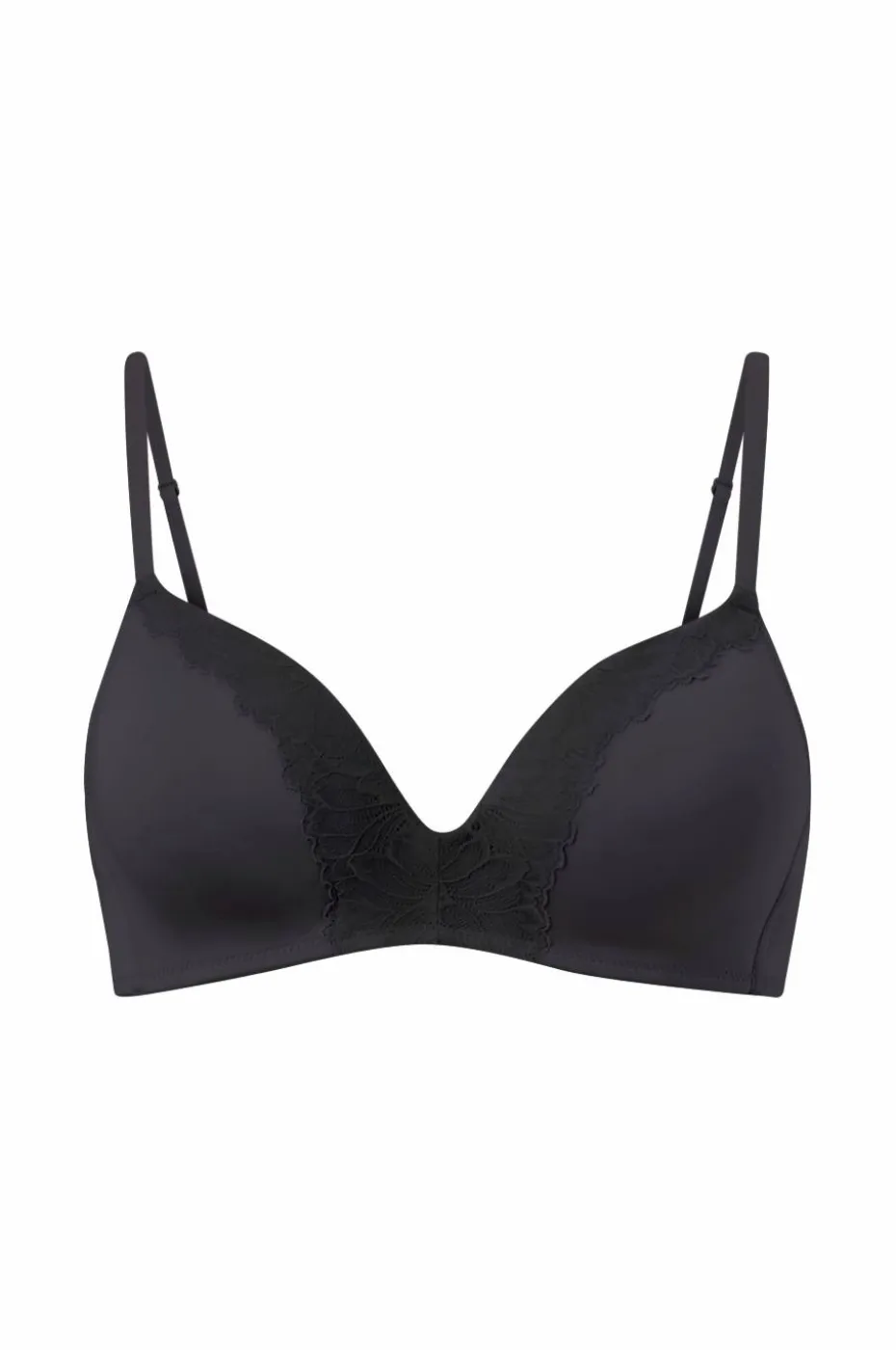 Ellos Collection Polstre myk BH med blondedetaljer
