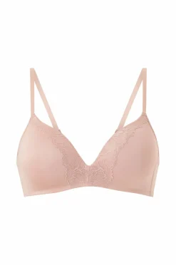 Ellos Collection Polstre myk BH med blondedetaljer