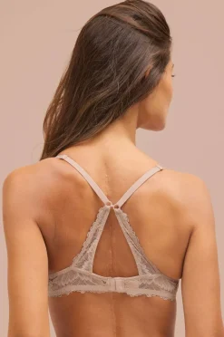 Ellos Collection Polstre push up-BH med blondedetaljer