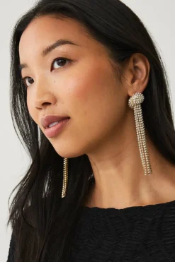 Ellos Collection Øreringer med strass