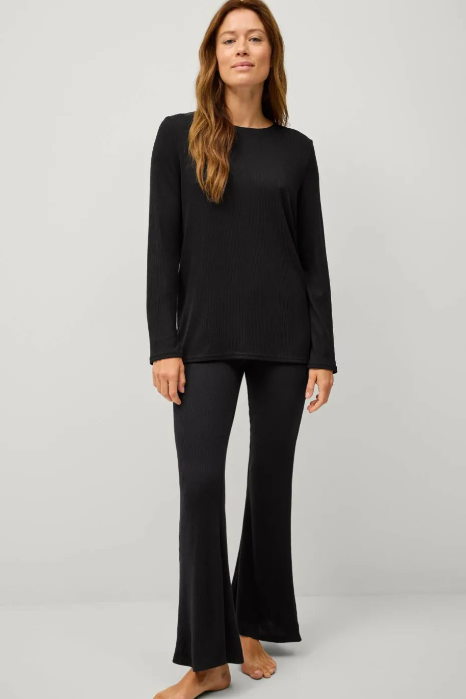 Ellos Collection Ribbestrikket topp