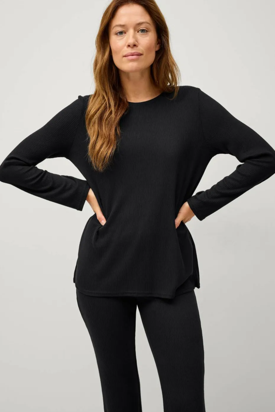 Ellos Collection Ribbestrikket topp