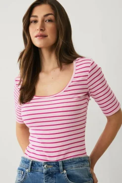 Ellos Collection Ribbet topp