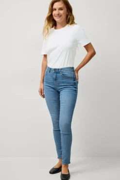 Ellos Collection Skinny stretchjeans med høy midje