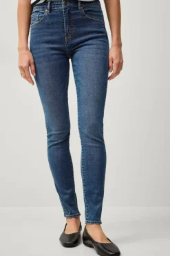 Ellos Collection Skinny stretchjeans med høy midje
