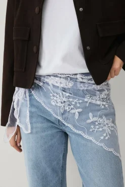 Ellos Collection Skjerf med broderi