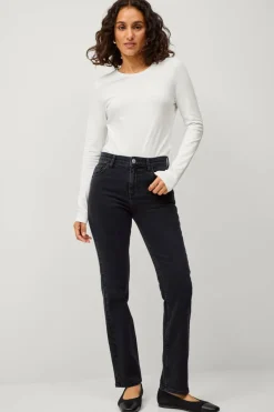 Ellos Collection Smale stretchjeans med høy midje