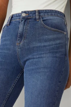 Ellos Collection Smale stretchjeans med høy midje
