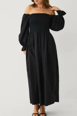 Ellos Collection Smock-kjole i bomull
