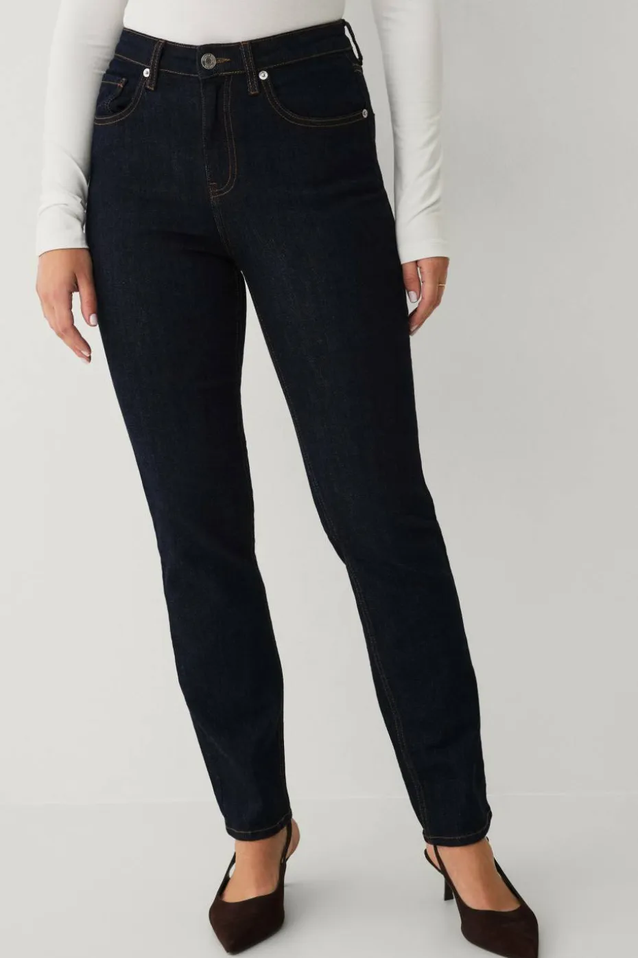Ellos Collection Stretchjeans med rette bein
