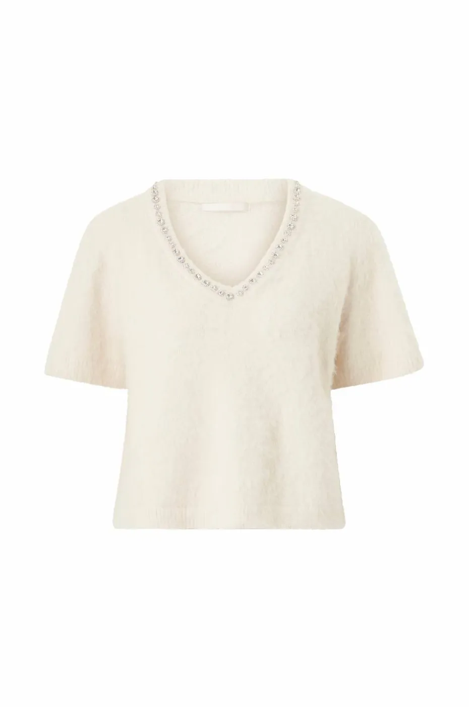 Ellos Collection Strikkegenser med rhinestone-detaljer