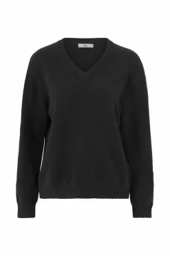 Ellos Collection Strikket genser med V-hals
