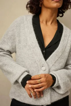 Ellos Collection Strikket cardigan av førsteklasses kvalitet