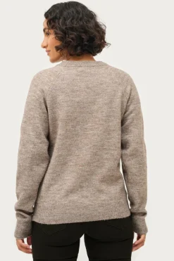 Ellos Collection Strikket genser med rund hals
