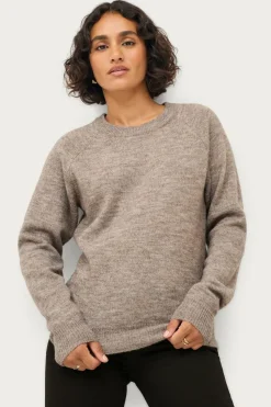 Ellos Collection Strikket genser med rund hals