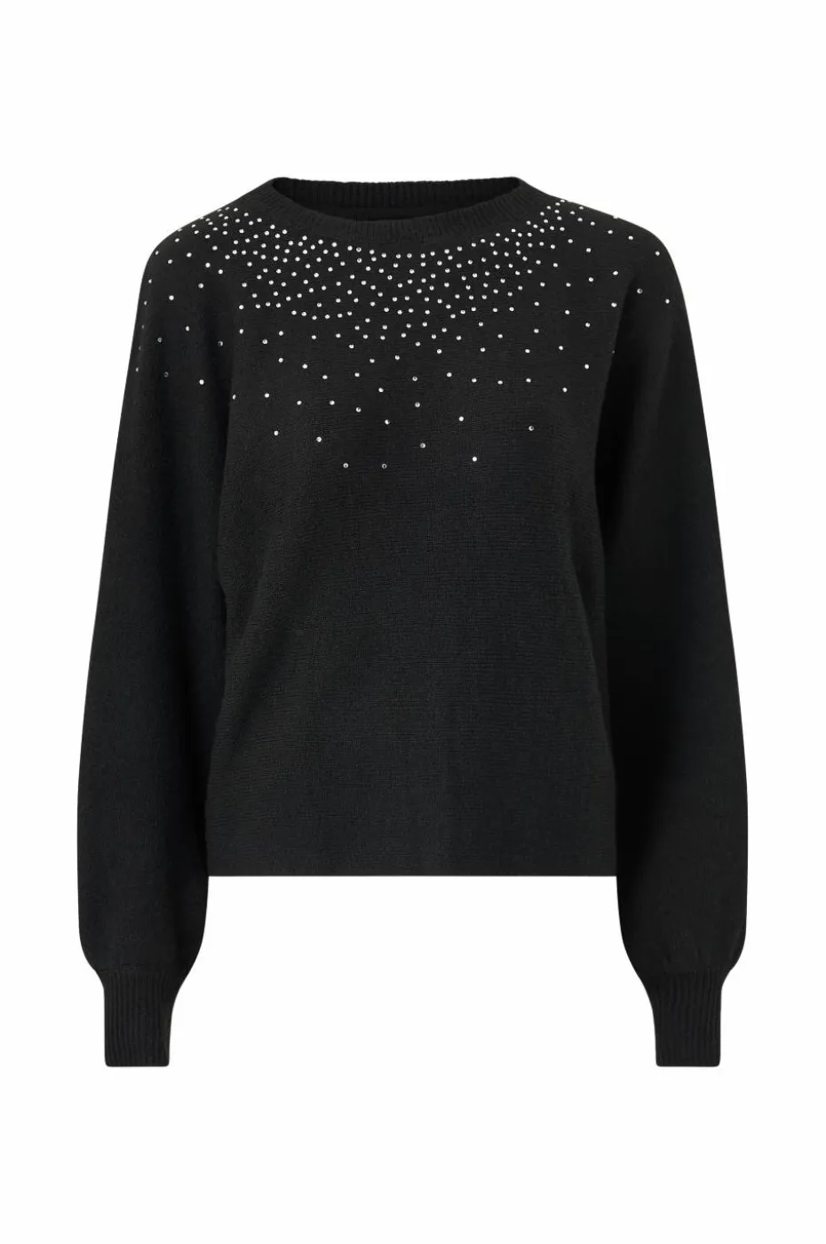 Ellos Collection Strikket pullover med rhinstener
