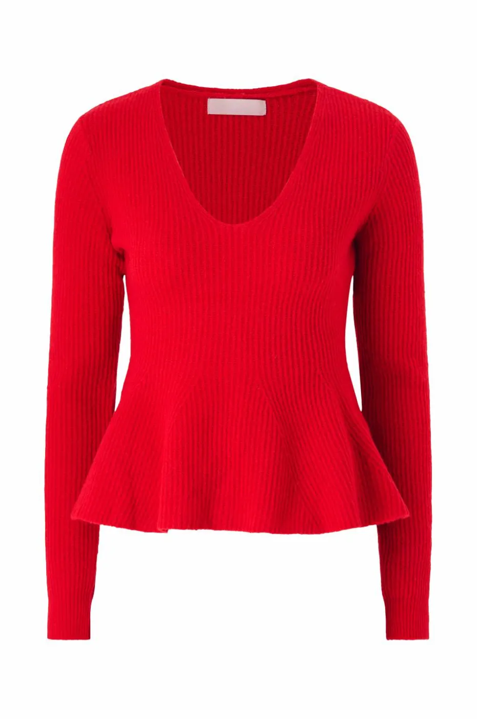 Ellos Collection Strikket pullover med peplum