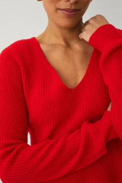 Ellos Collection Strikket pullover med peplum