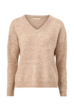 Ellos Collection Strikket genser med V-hals