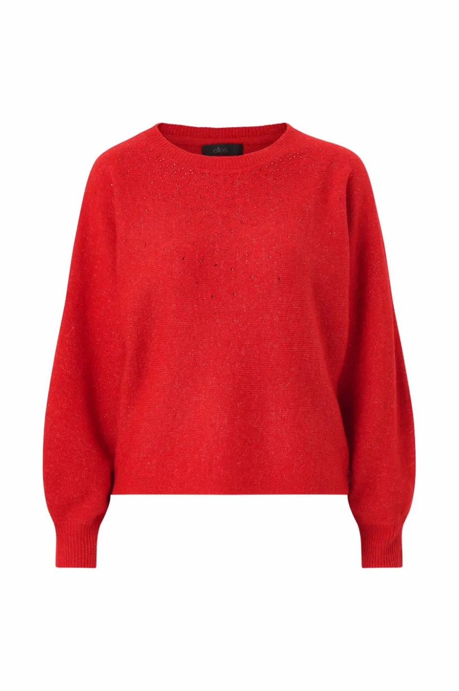 Ellos Collection Strikket pullover med rhinstener