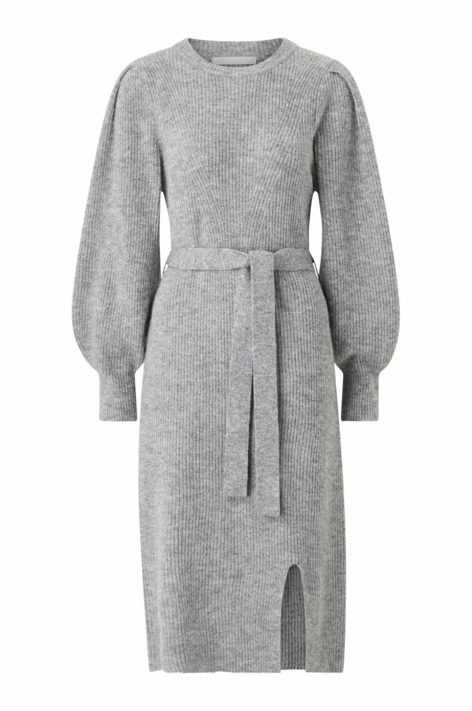 Ellos Collection Strikket kjole med skjerf