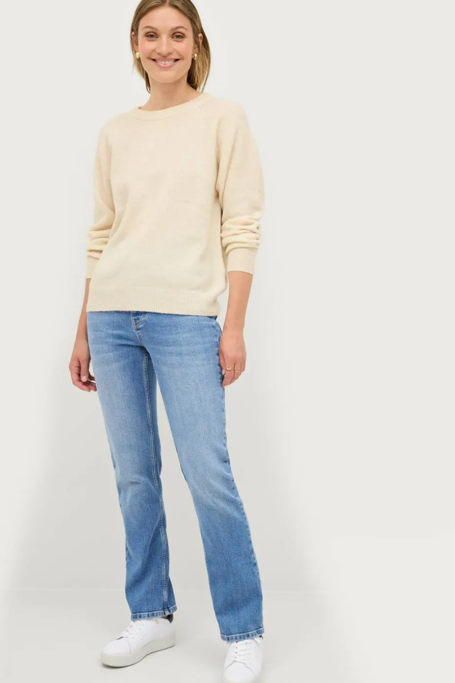 Ellos Collection Strikket genser med rund hals