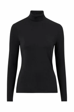 Ellos Collection Strikket topp i viskose med turtleneck