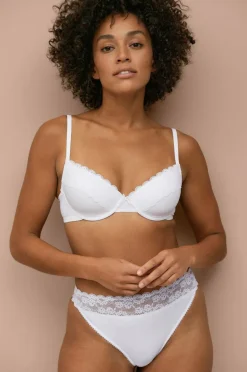 Ellos Collection Stringtanga med blondedetaljer, 2-pakning