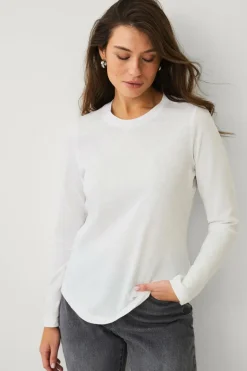 Ellos Collection Topp i myk bomullsblonder