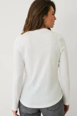 Ellos Collection Topp i myk bomullsblonder