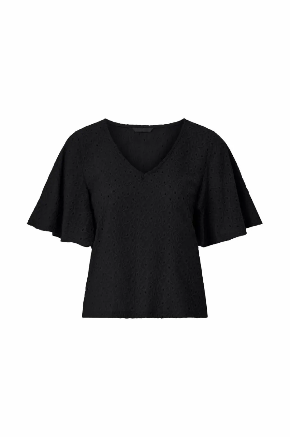 Ellos Collection Topp med draperte volangermer