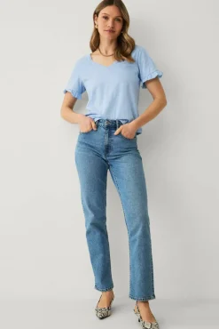 Ellos Collection Topp med volangermet
