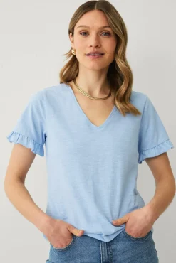 Ellos Collection Topp med volangermet