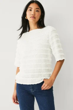 Ellos Collection Topp med rufsete kanter