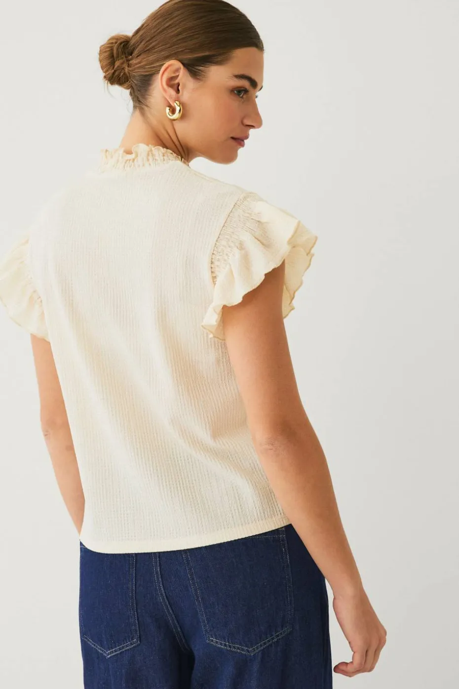 Ellos Collection Topp med volangermer