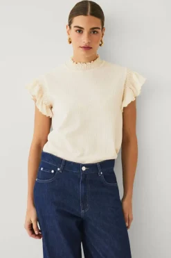 Ellos Collection Topp med volangermer