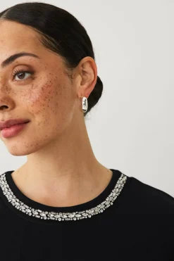 Ellos Collection Topp med rhinestones