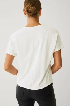 Ellos Collection Topp med blomsterapplikasjoner