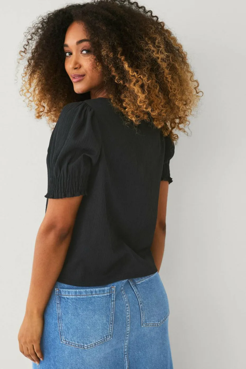 Ellos Collection Topp med puffermer