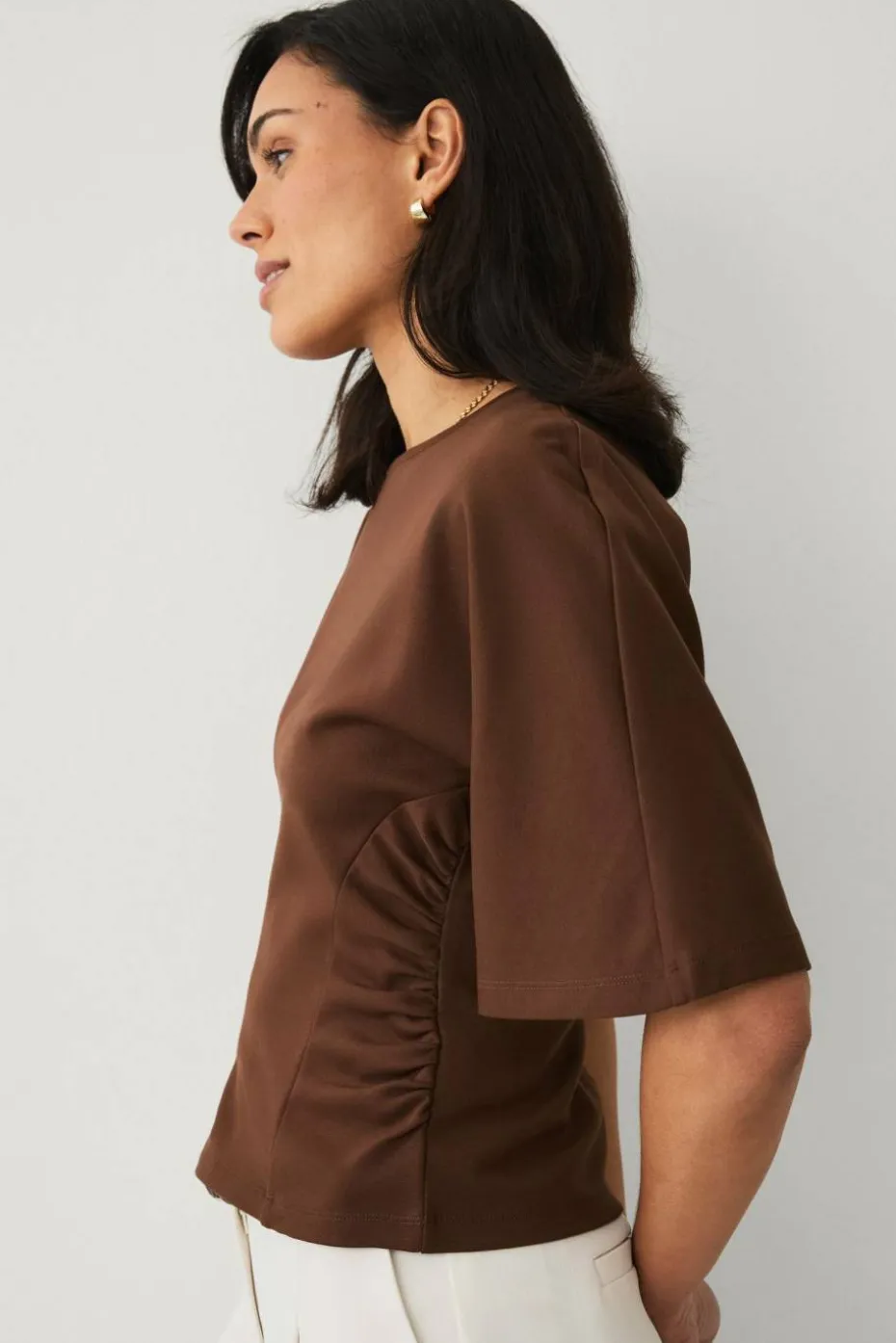 Ellos Collection Topp med draperte detaljer