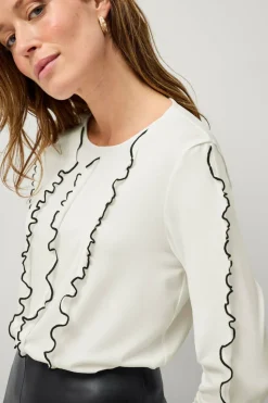 Ellos Collection Topp med volangdetaljer