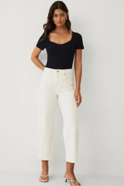 Ellos Collection Topp med hjerteformet hals
